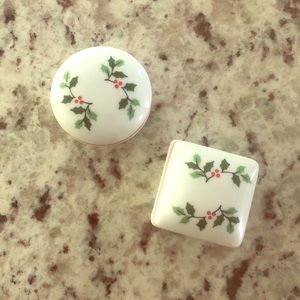 Christmas Trinket Dishes